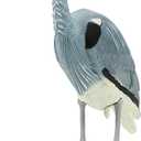 Aquascape Blue Heron Decoy, Tall Garden Pond Bird Deterrent with Mounting Stake, 81030