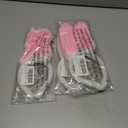 4 x Cute Bunny Ears Headband for Women, Soft Plush Rabbit Ears, Christmas & Holiday Costume Accessory (1 Count (Pack of 1), Pink)