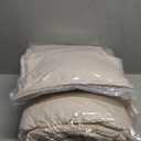 MUXHOMO 7 Pieces Queen Comforter Set, Seersucker Bed in a Bag Queen Size, All Season Luxury Bedding Set with Comforter, Flat Sheet, Fitted Sheet, Pillowcases & Shams, Beige (Queen (88"x88"))