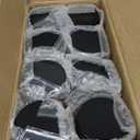 24 Pack, 8 OZ Thick Amber Candle Jars for Making Candle - Round Glass Jars with Lids - Empty Food Storage Containers, Canning/Mason Jar For Spice, Powder, Liquid, Sample - Leakproof & Food Grade