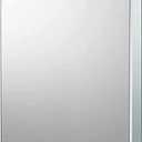 Sunrosa Aluminum Bathroom Medicine Cabinet with Mirror Door, 20"24" Bathroom Mirror Cabinet,Wall-mountable and Recessed-in Mirror Cabinet, 1 Door Medicine Cabinet Organizer with Mirror
