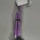 BeneCane Walking Cane for Women Folding Cane for Men with Two Led Lights Quad Cane with Stable Base Lightweight and Adjustable Walking Stick (Carved Purple)