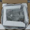 4-Light Semi Flush Mount Ceiling Light Fixture, Silver Modern Close to Ceiling Lamp with White Fabric Shade, Contemporary Bright Lighting for Nursery Kids Baby Room Kitchen Bedroom Hallway Entryway