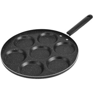 TOPINCN Frying Pan,non stick frying pans,frying pans nonstick,pan,Skillets and Frying Pans,7 Egg Frying Pan,Pancake Griddle Crepe Pan 18.5 x 11.8 x 1 Inch