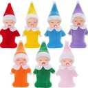 7Pcs Colorful Christmas Sucking Pacifier Baby Elf Doll - Baby Boy & Girl Little Elf Dolls - Xmas Decorations Kids Toys Pregnant Mothers Gift - Baby Advent Calendar Christmas Stocking