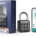 NexusLab Combination Lock for Locker, Locker Lock & Gym Lock with TUYA App: IP67 Rated, Corrosion-Resistant Zinc Alloy, Anti-Corrosion, for Gym/School/Travel, Privacy Safe, Supports (Tuya APP Contrl)