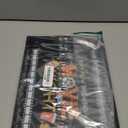 Teenyyou Movie Night Snack Trays with Handles, Reusable Wooden Popcorn Basket Bowl Box, Portable Snack Serving Container for Family Room, Home Theater, Party Use(Black,Movie Night)