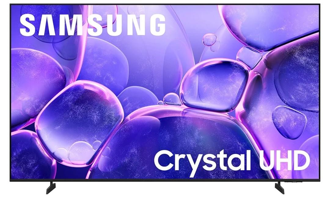 Samsung 58-Inch Class Crystal UHD U8000F 4K Smart TV (2025 Model) Endless Free Content, Crystal Processor 4K, MetalStream Design, Knox Security, Alexa Built-in