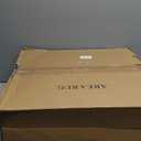 RUGSREAL Christmas Area Rug 8x10 Non Slip Washable Rug Pine Cones Area Rug Low Pile Ultra Thin Indoor Throw Carpet Rug for Laundry Dining Room, Red