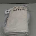 28 Inch Christmas Tree Collar White Plush Faux Fur with Crossed Diamond Pattern, Soft Boho Xmas Tree Ring Beige Tree Skirt for Christmas Artificial Trees Holiday Party Home Decor