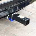 TOPTOW Hitch Extender, Fits for 2 inch Receiver, 8.5 inch Extension Length, Anti-Rattle Bolt, with Hitch Pin Kit and Anti Rattle Stabilizer