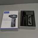 Compressed Air Duster, 130000RPM Electric Air Duster Brushless Motor with Stepless Speed Adjustable, Rechargeable Fast Charging Cordless Mini Air Blower for PC, Keyboard, Car, Home & Outdoor (Grey)