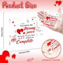 Soulmate Gift for Her Him Gf Christmas Gifts Girlfriend Stocking Stuffers Christmas Gift for Gf I Love You Gift for Gf Bf Husband Wife Romantic Valentine's Day Decor (red-Complete)