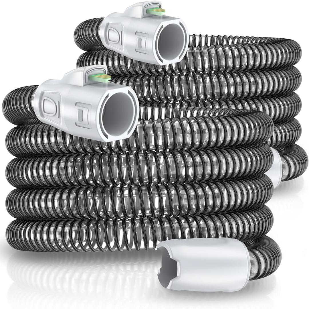 2 Packs Improved Version Climate Line Air Hose Compatible with Airsense 11 and Aircurve 11 Only - IDEAR Reusable Hose Replacement Great-Value CPAP Supplies (2)
