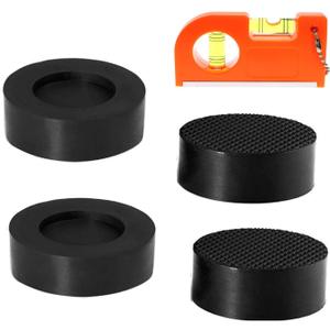 Washer and Dryer Machine Rubber Feet Pads,Anti-vibration and Anti-WalkPads,Washing Machine Stabilizer,Shock Absorbing Washer Pads Set of 4+ Level