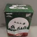 6x7FT Christmas Inflatables Cowboy Santa Riding Horse, Christmas Decoration Outdoor Built-in Bright LED Lights, Western-Style Christmas Blow Up Yard Decorations Blowups for New Year Xmas Holiday