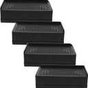 TEHAUX 4pcs Heavy Duty Furniture Risers for Bed Sofa and Table Height Adjustable Blocks Base Supports Large Furniture up for Home Use