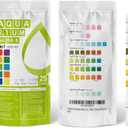 AAwipes Aquarium Ammonia Test Strips 8-in-1 |25 Strips | Quick & Accurate Water Testing Test pH, Carbonate, Alkalinity, Hardness, Chlorine, Nitrite, etc. (K02-25)