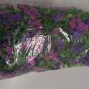 Artificial Hanging Flowers for Outdoors Decorations 2 Pack, Fake Hanging Flowers, UV Resistant Artificial Hanging Plants Outdoors for Home Porch Patio Balcony Baskets Yard(Double Purple)