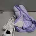 Heating Pad for Period Cramps, Heating Pad for Back/Neck/Shoulder Muscle Pain, 6 Heating & 4 Timer Setting, Auto Shut Off, Dry/Moist Heat & Machine Washable, Birthday Christmas Gifts for Women Mom (12'' x 24'', Light Purple)