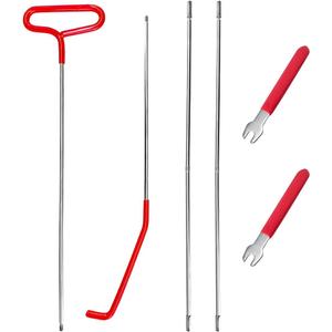 Car Lockout Kit, 67" Long Reach Tool Automotive Professional Emergency Tool Kit, Multi-Function Pull Hook Vehicle Disassembly & Repair Tool Set for Cars Trucks, Car Accessories