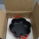 Enameled Cast Iron Smoker Roaster & Garlic Roaster Baker, Multi-Functional Box for Gas/Pellet/Charcoal Grills, Oven & Wood Stove, Enameled Dutch Oven Style Cookware, Enamelled Cooking Pot