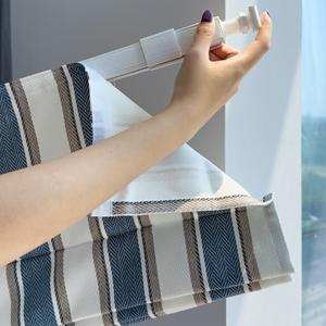LazBlinds No Drill Cordless Roman Shades, 34'' W x 64'' H, Beige
