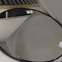 Niccy 32" Round LED Bathroom Backlit Mirror with Lights, Black Frame Lighted Bathroom Vanity Mirrors for Wall Circle Mirrors with Anti-Fog, Light Up Mirror 3 Color ShatterProof