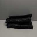 LazBlinds Thermal Insulated Door Curtain Fit Door Size 30" x 80", Magnetic HandsFree Self Seal Door Cover, Weatherproof Oxford & Cotton Fiber Fill Blanket for Winter to Keep Warm, Black