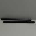 Barcetine 1FT Stainless Steel Extension Pole for 1 Inch Diameter Flag Pole Kit - Easy to Install for Extending Flagpoles - Black (2 Pack)