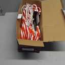 Biswing Christmas Outdoor Candy Cane Lights, 12 Pcs Christmas Pathway Markers with 72 Count Warm White Lights, Connectable for Indoor Outdoor Holiday Walkway Patio Garden Ornament