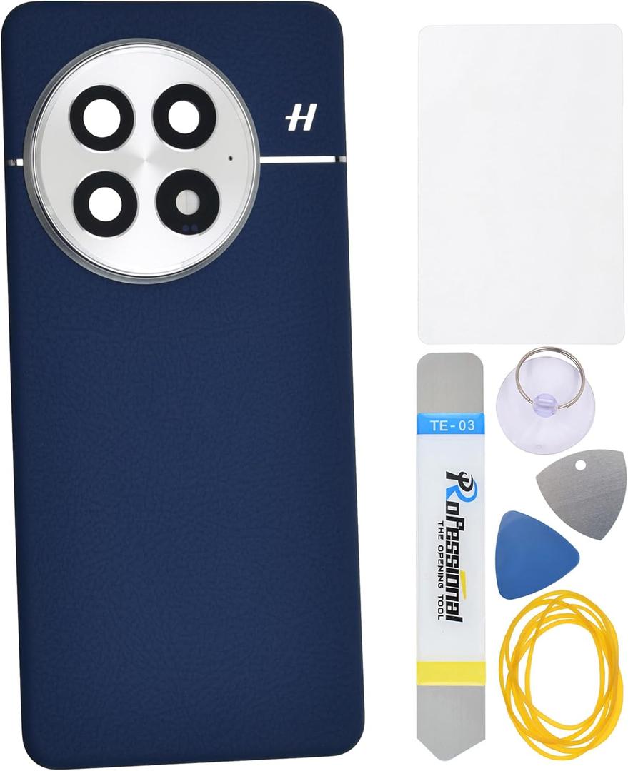 Midnight Ocean Back Panel Replacement for OnePlus 13 with Camera's Frame and Lens and Pre-Cut Adhesive