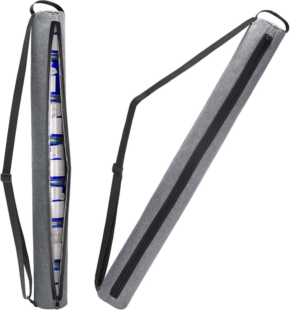 Beer Sleeve for Golf Bag,7-Can Insulated Cooler Sleeve, Beer Drink Accessories Sling Cooler Fits Most Golf Bags Styles and Types