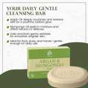 Madina Argan & Mongongo Soap Bar  Hydrating, Deep Moisturizing, Antioxidant, Natural Oils, Gentle Cleanser for Face & Body, For Dry & Sensitive Skin, 6 Pack (3.5 oz Each)