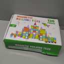 Paaxido Magnetic Tiles - 130PCS Magnetic Blocks for Kids, Magnet Tiles Building Blocks Set with 2 Cars, Construction STEM Magnet Toys Gift for Kids, Boys and Girls 3 4 5 6 7 8+ Year Old