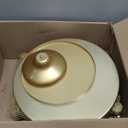 Fivenl 8 Pcs Cake Stand Gold Metal Dessert Table Display Set, 3-Tier Cupcake Stand, Cake Display Tower and Cookie Tray Rack Serving Tray for Birthday Party, Weddings, Baby Shower (Gold)