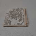 20x20'' inches Throw Pillow Cushion Covers - White Beige Embroidery Pine Tree Luxury Modern Style Couch Sofa Pillow Cover for Living Room Bedroom