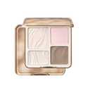 JUDYDOLL Highlight & Contour Palette, All-in-One Matte Highlighter Contour Compact, Natural Brightening Finish for Cool Fair & Olive Skin (New Version 04 Blush Shadow Palette)