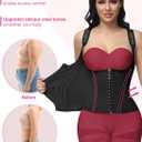 SHAPSHE Waist Trainer for Women, Tummy Control Sports Girdle, Workout Body Shaper with Adjustable Shoulder Strap
