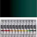 Turner Acrylic Paint Set Artist Acryl Gouache - Super Concentrated Vibrant Acrylics, Fast Drying, Velvety Matte Finish - [Set of 24 | 20 ml Tubes] (0.68 Fl Oz (Pack of 24))