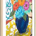 Americanflat Adjustable Tabletop Easel Stand for Picture Frames up to 50" - Ideal Picture Frame Stand to Display Art, Signs, or Photos - Use Easel Stands for Home or Events - Black