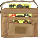 Dansydaisy 20"x15" Range Target Carry Case with 3 Zipper Pockets and Front Hook and Loop Tape for Pouch Shooting Accessory Range Convenient Carrying, Targets Not Included