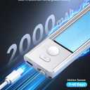 Under Cabinet Lighting - 10.5" Motion Sensor Light Indoor, Magnetic Wireless Closet Lights, Dimmable Led Night Light, Rechargeable Under Counter Lights for Kitchen, Bedroom, Stair, 2 Pack