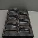 JBHO Hand Blown Bordeaux  Glasses - Set of 6-18 Ounce - Great Gift Packaging - Red Glasses Lead-Free Premium Crystal Clear Glass