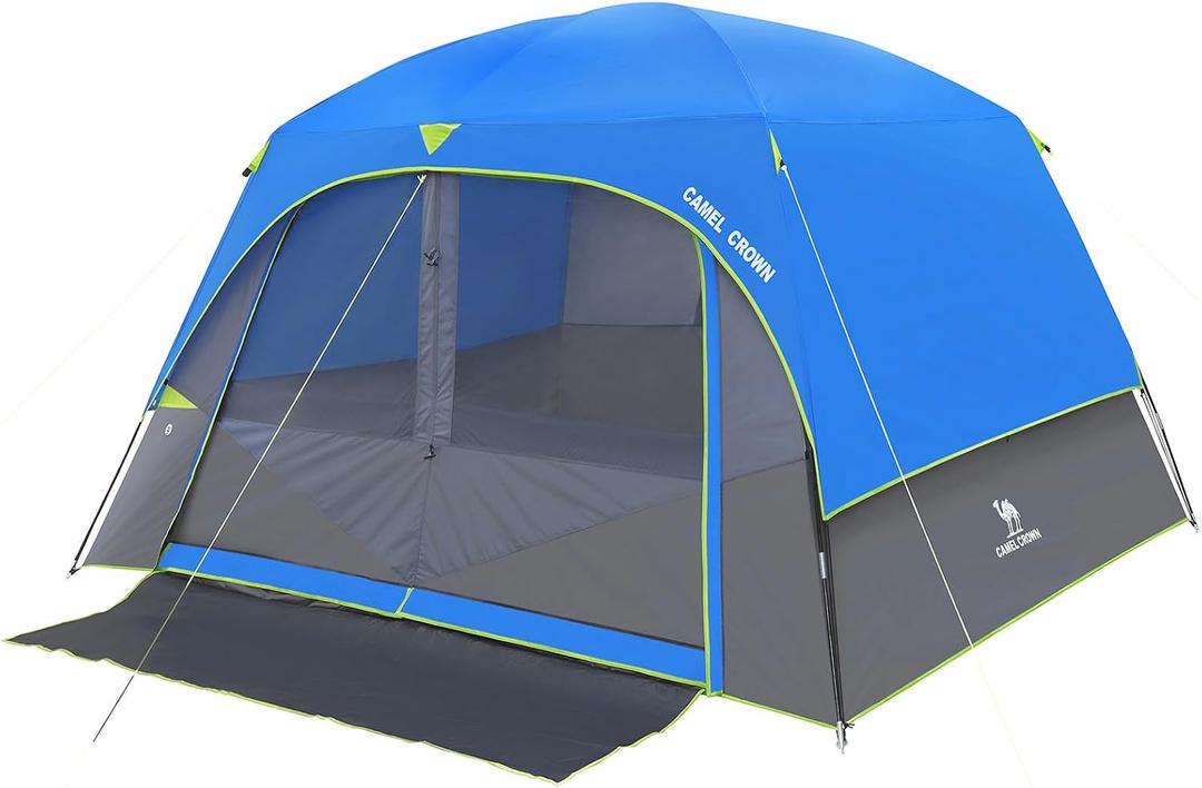 CAMEL CROWN Tents for Camping 4/6 Person Tent Waterproof Easy Setup Backpacking Tents