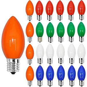 25 Pack C9 Led Bulbs 120V