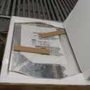 ANDY STAR Gold Bathroom Mirror, 24"x36" Brushed Brass Scalloped Wall Mirror in Stainless Steel Metal Frame, Unique Vanity Mirror with Modern Curved Edge Design, Ideal for Bathroom, Bedroom, Entryway