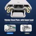 Thickened 200Lbs Heavy Duty Drawer Slides 1 Pair 32 Full Extension Ball Bearing Sliding Rails Kitchen Cabinet RV Runners Shelf Tool Box Tracks Glides (1/2" Thick, 32" L)