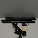 LETSTRY 5FT Flag Pole for Outside House with Adjustable Bracket, Upgrade Stainless Steel Tangle Free Flagpole, Heavy Duty House Flagpole for 3x5 Flags for Residential, Outdoor or Porch, Black