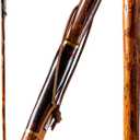 Brazos Rustic Wood Walking Stick, Hickory, Traditional Safari Style Handle, for Men & Women, Made in The USA, 55"
